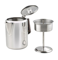 Chinook Timberline Coffee Percolator 6 Cup - Stainless Steel